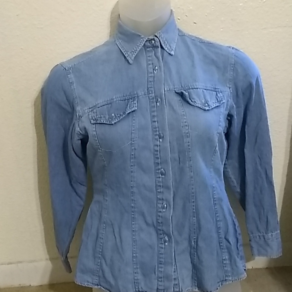 At Last Denim Button Up size M/L (Item#C0014)